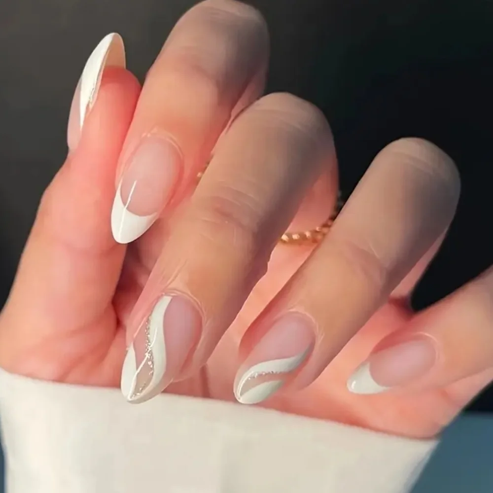 24 Pieces Fake Press On Nails